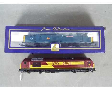 Lima - 2 x 00 gauge locos, # L205033 Diesel Loco Class 37 207 William Cookworthy in BR Cornish Railways livery, # L149619 Cla