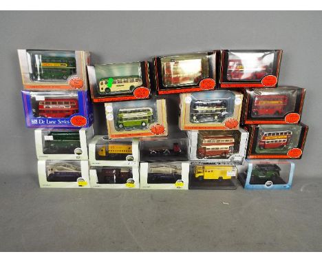 EFE - Oxford - A collection of 18 x boxed vehicles in 1:76 and 1:43 scale including # 99202 Daimler Utility Bus in London Tra