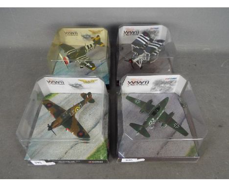 Corgi - Four 1:72 scale Aviation Archive models from the WWII Legends series to include # AA33808, # AA36305, # AA32004 and s