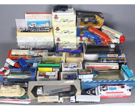 Corgi - Minichamps - Matchbox - A collection of 24 x boxed models in various scale with 14 x loose models and 8 x empty boxes