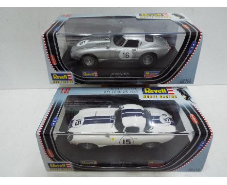 Revell - 2 x Slot Cars in 1:32 scale. Both Jaguar's, models # 08359 and # 08358. Both Le Mans cars from 1963 and 1964. Vehicl
