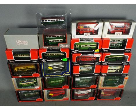 Corgi Original Omnibus - EFE - A collection of 23 x boxed bus models in 1:76 scale including # 15611 AEC Routemaster in Burnl