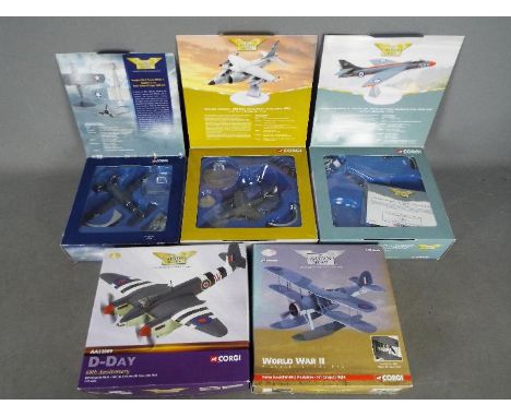 Corgi - Five limited edition, 1:72 scale, Aviation Archive models comprising # AA32705, # AA32406, # AA33001, # AA36303 and #