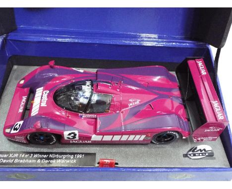 Le Mans - Slot Car in 1:32 Scale - Jaguar XJR 14 No 3 Winner Nurburgring 1991. Drivers - Brabham and Warwick. Appears mint in