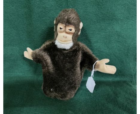 Steiff Hand Puppet – a Monkey, 21cmH