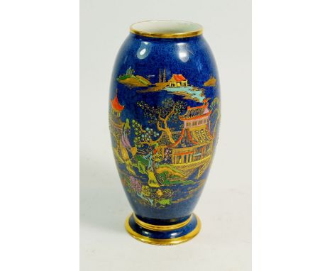 A Carltonware oriental vase, 16cm 