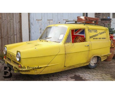 Only Fools and Horses original yellow Reliant Regal Supervan prop. This prop appeared in the 2012 Olympics closing show featu