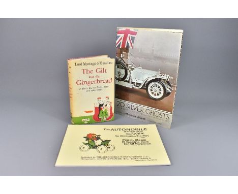 Three motoring related books, including 20 Silver Ghosts (The Incomparable Pre-war Rolls Royce), Melbourne Brindle/Phil May p