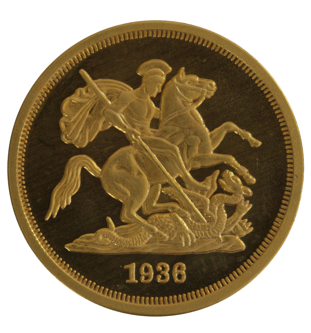 Sovereign 1936 Edward VIII fantasy issue struck in 9ct gold (6g