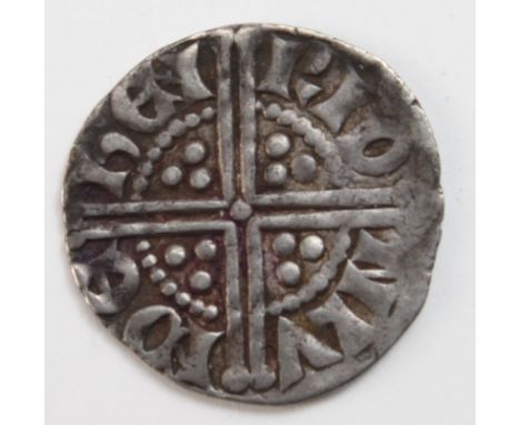 Henry III silver penny, Long Cross Issue without sceptre, reverse reads:- hENRI ON LVNDE ['EN' and 'ND' ligulated], London Mi