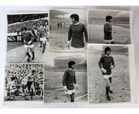 George Best photos (5) from the late 60's/early 70's original Vincent Eckersley photo's (Daily Mirror Photographer) C/W Peter
