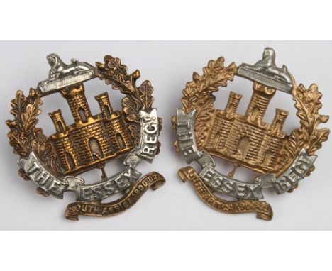 Essex Regt., 4th, 5th, 6th & 7th Battalions,   2 O/R original badges. 