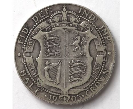 Halfcrown 1905 Fine, light edge knock.