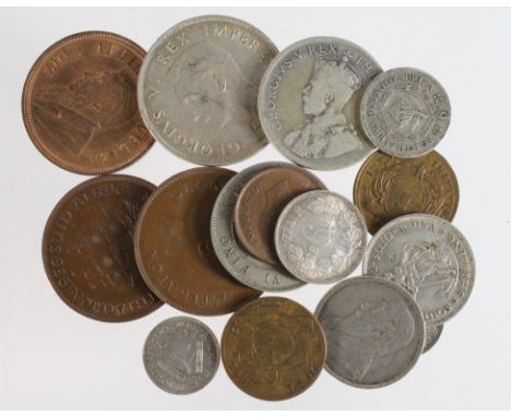 South Africa (15) 19th-20thC including high grade Kruger silver and bronze.