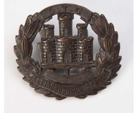 Wellingborough School O.T.C. original bronze badge. 