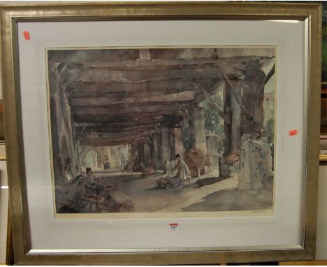 William Russell Flint - Fine Art Trade Guild lithograph, signed in pencil to the margin, 50x67cm