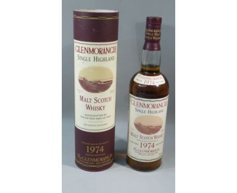 GLENMORANGIE 1974 SINGLE HIGHLAND MALT SCOTCH WHISKY 75cl, 43% vol.