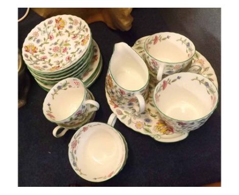 Minton  Haddon Hall  part tea service  