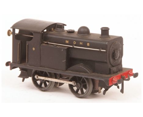 O  gauge M D H B clockwork black shunter engine No 9  