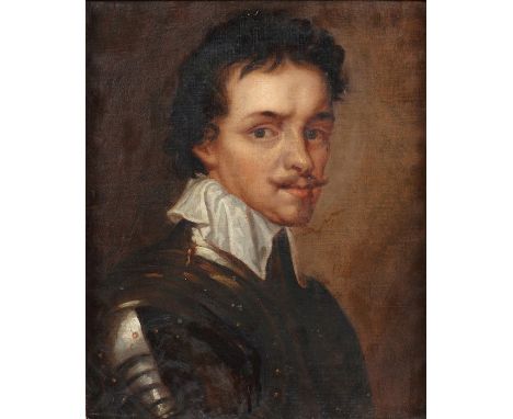 After Sir Anthony van Dyck Portrait of Thomas Wentworth, 1st Earl of Stafford Oil on canvas 37.5cm x 31cm.