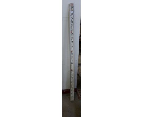 A civil engineer's measuring stick