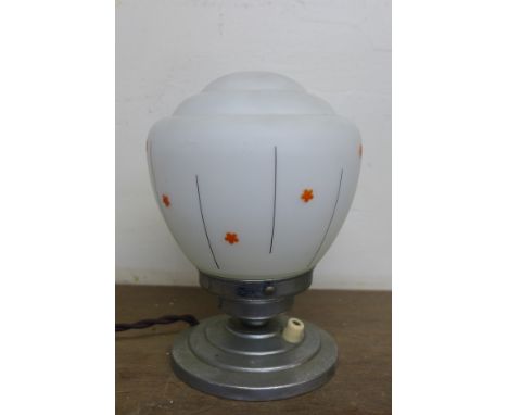 An Art Deco table lamp