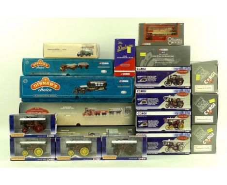A group of Corgi Vintage Glory of Steam die cast models, comprising Fowler B6 Road Locomotive (Talisman), a 4CD Road Tractor,