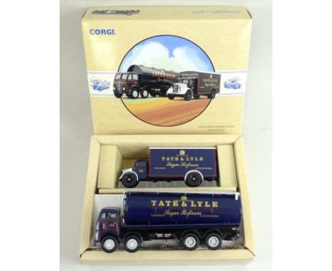 A collection of Corgi Classics, comprising Commercials from Corgi: Foden Tanker & Bedford O Series Tate & Lyle Set, number 97