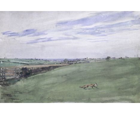 After Lionel Edwards (British, 1878-1966): a collection of ten hunting prints, each a different local hunt, with printed penc