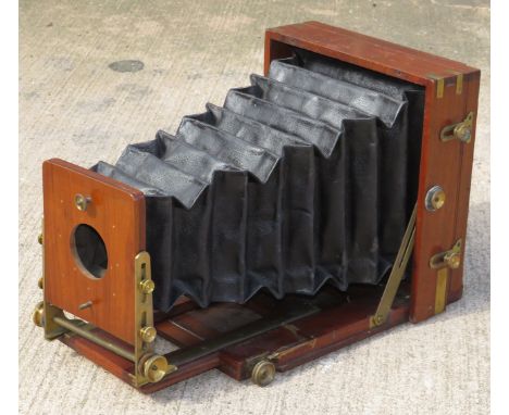 Lancaster patent plate camera with four plate holders