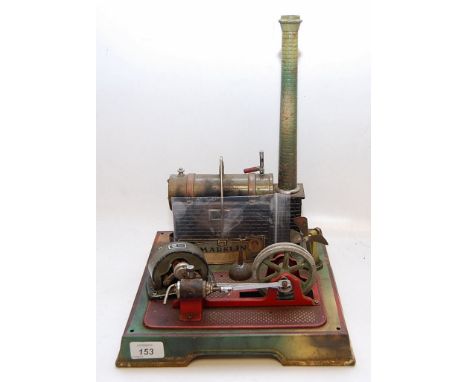 MARKLIN STATIONARY STEAM ENGINE WITH DYNAMO, ETC. (NEEDS FULL RESTORATION) 