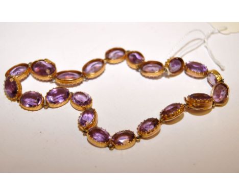 AMETHYST CHOKER NECKLACE 