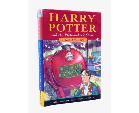 Rowling, J. K. Harry Potter and the Philosopher's Stone, first edition, 22nd issue, London: Bloomsbury, 1997, hardback, signe