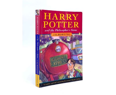 Rowling, J. K. Harry Potter and the Philosopher's Stone, first edition, first issue, London: Bloomsbury, 1997, paperback, pri