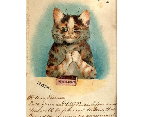 Wain, Louis. A collection of reference works on Louis Wain, including facsimiles, together with four Edwardian/early-20th cen