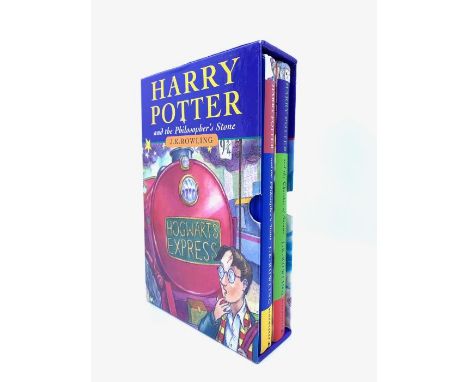 Rowling, J. K. The Harry Potter Gift Set, containing: Harry Potter and the Philosopher's Stone, first edition, fourth issue, 