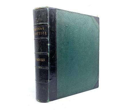 Brees, S. C. Second Series of Railway Practice, London: John Williams, 1840, viii, 124pp., 61 hand-coloured plates. Quarto, h