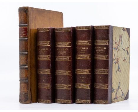 Goldsmith (Oliver). A History of Earth and Animated Nature. 4 volumes complete. 107 aquatint plates showing numerous species 