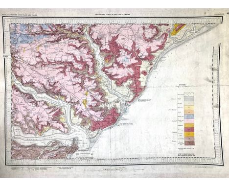 Collection of approximately 40 colour maps from the Geological Survey of Great Britain (England &amp; Wales), Southampton: Or