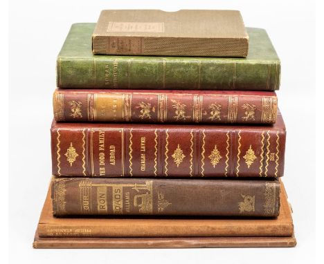 Miscellaneous collection comprising: The Dodd Family Abroad, by Charles Lever, first edition, London: Chapman &amp; Hall, 185