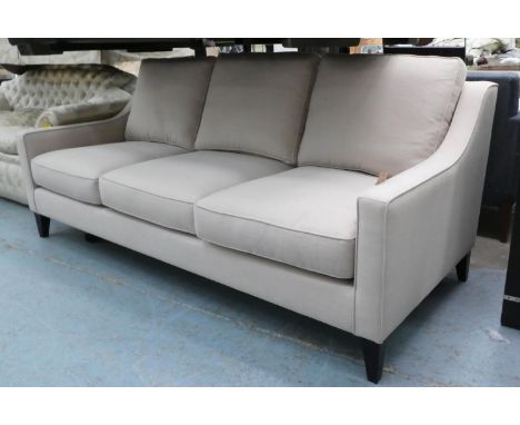 BESPOKE SOFA LONDON SOFA, neutral fabric upholstered finish, 211cm W. 