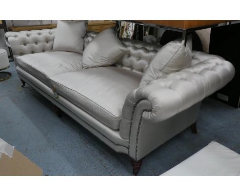 RALPH LAUREN HOME BROOK STREET TUFTED SOFA, in later upholstery, 290cm W. 