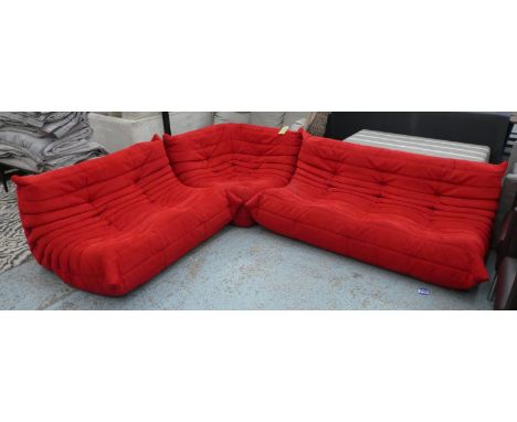 LIGNE ROSET TOGO SOFA BY MICHAEL DUCAROY, 230cm x 270cm x 75cm. 