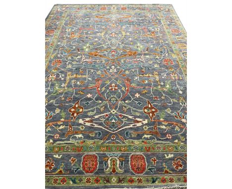 FINE PERSIAN GAROUS DESIGN CARPET, 364cm x 278cm 