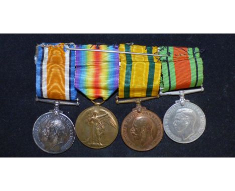 Territorial Force War Medal Trio to 2224 Pte. Frederick Foxon Somerset Light Infantry