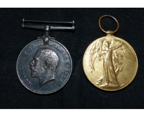 Border Regiment WWI pair to 1199 Pte Frederick Moore Bord. R.