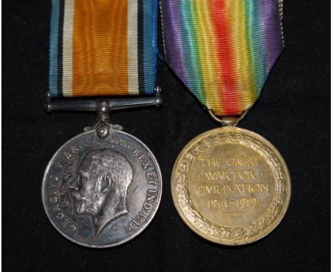 Army Cyclist Corps WWI pair to 22622 Pte Lionel Jennings A. CYC. CORPS