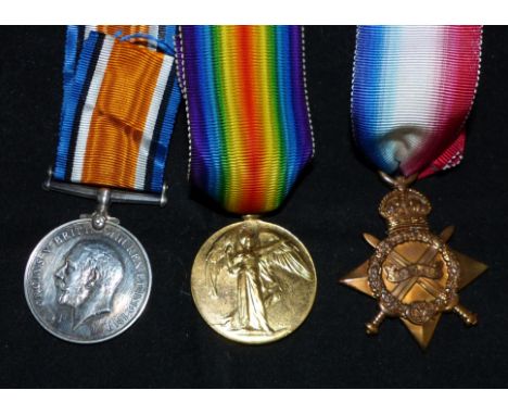 Royal Army Medical Corps WWI 14-15 Star to 56 Pte C Bridges R.A.M.C., pair to 354028 Pte C Bridges R.A.M.C.