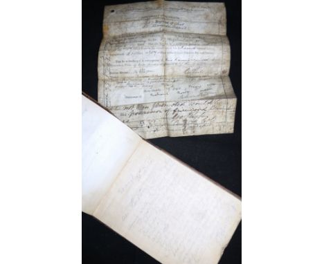 A WWI notebook relating to Sgt R. Rowe