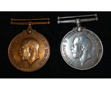 Mercantile Marine War Medal to George H Fisher and BWM to 203911 Pte G H Fisher S Lancs R